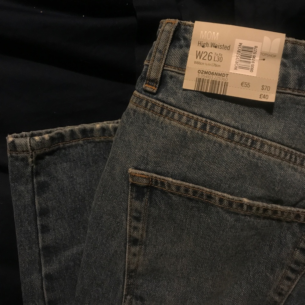 Top shop mom jeans